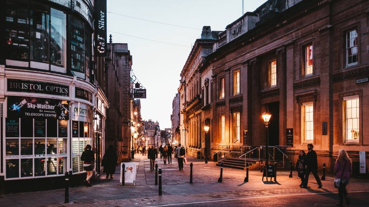 A residential street in Bristol, UK